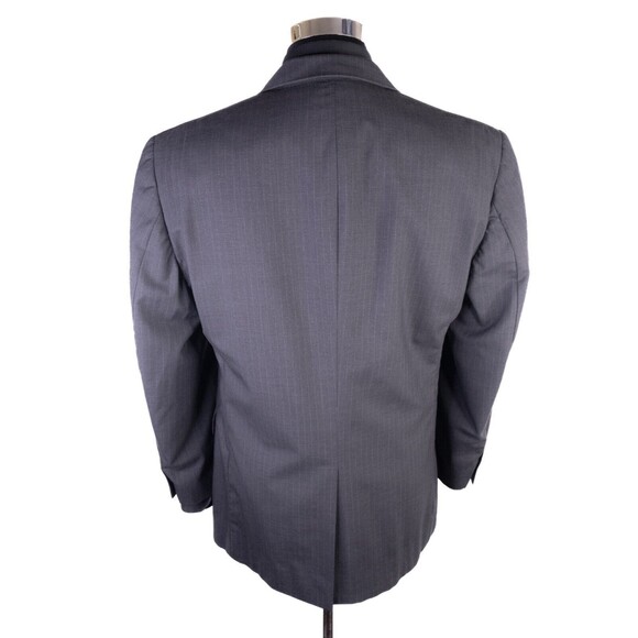 Jos A Bank 2-Pc Stripped Gray Suit Jacket Blazer Jacket Size 41R/S Pants 34X31 - Picture 9 of 16